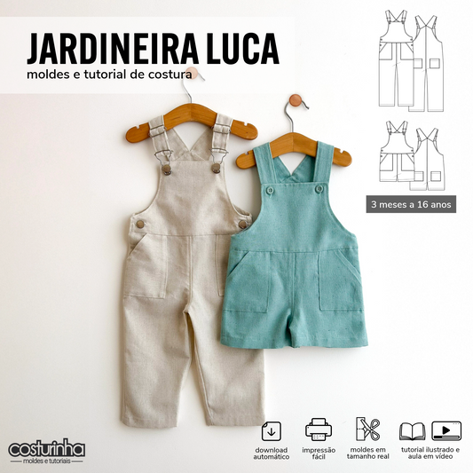 JARDINEIRA LUCA - moldes e tutorial