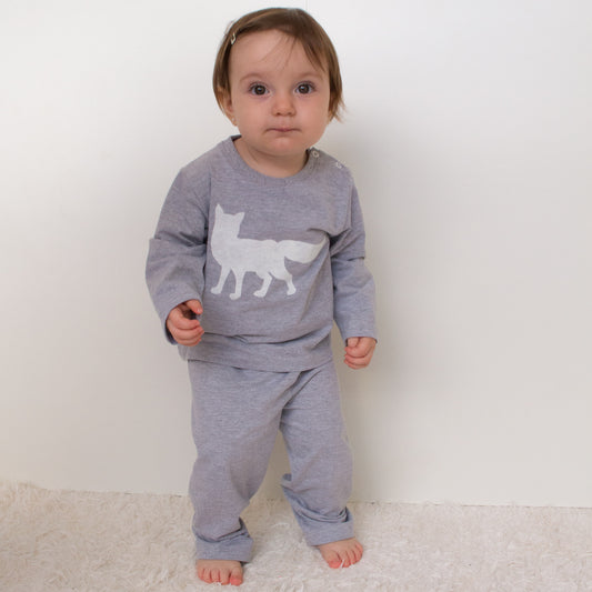 Conjunto em malha bebê - molde e passo a passo de costura para imprimir