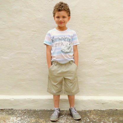Bermuda infantil masculina - molde de costura com aula
